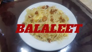 Balaleet recipeബാലലീത്arabic traditional breakfast recipe [upl. by Lunn]