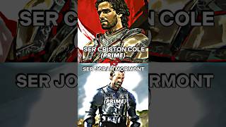 Criston Cole VS Jorah Mormont Who wins gameofthrones vs asoiaf fyp got hotd vsbattle edit [upl. by Thorstein]