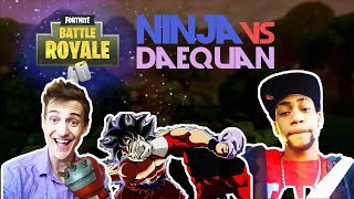 Ninja Vs Daequan 🥊Insane 1v1🥊 Fortnite [upl. by Barth]