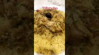 Yellow rice with chicken fyp highlights trending shorts shortvideo youtubeshorts ytshorts [upl. by Hasen]