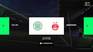 Celtic vs Aberdeen 19102024 Scottish Premiership FC 25 [upl. by Eniarral]