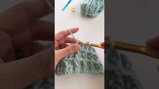 Crochet Stitch Tutorial Waffle Stitch crochet shortscrochet crochettutorial [upl. by Devi868]