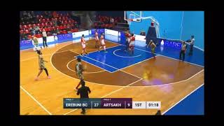 Derrick Allahyarian Midseason highlightsArmenian Basketball VBET ALeague [upl. by Soneson]