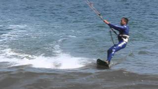 Changing Directions while Kiteboarding The Kiteboarder School [upl. by Nelon]