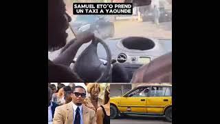 Samuel Etoo dans un taxi à Yaoundé [upl. by Adyaj]