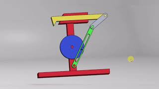 Whitworths Quick Return Mechanism  animation [upl. by Gregoire]