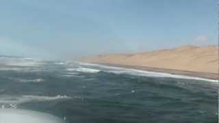 Scenic flight over Namib Desert and Sossusvlei Part I  UNESCO World Heritage Site [upl. by Euqirdor611]