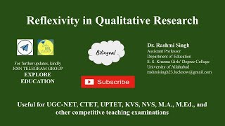 Reflexivity in Qualitative Research [upl. by Mehelhteb251]