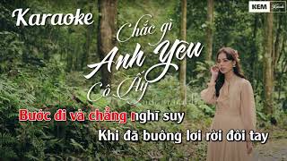 KARAOKE CHẮC GÌ ANH YÊU CÔ ẤY  HƯƠNG LY [upl. by Nhojleahcim543]