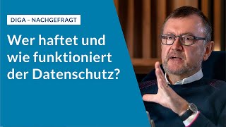 DiGA – Nachgefragt Wer haftet und wie funktioniert der Datenschutz Prof Christian Dierks [upl. by Giselle]