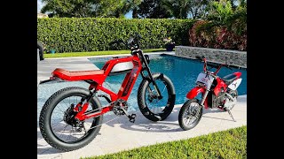 Tesla mini Dirt Bike amp Sondors Madmods EBike [upl. by Yrad]