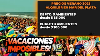 ¡VACACIONES EN ARGENTINA IMPOSIBLES Precios insólitos en la Costa Atlántica [upl. by Macleod]