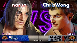 Street Fighter 6  naruo Terry vs ChrisWong Luke [upl. by Ilujna79]