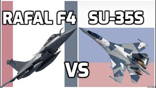 Rafal F4 protiv Su35S Comparison Rafale Vs Russian Su35 [upl. by Tnirb]