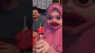 MAKAN KUE MUKA ABANGKU🍰👹🤣 PART 2 [upl. by Natalya964]