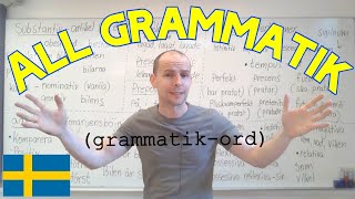 All svensk grammatik nästan grammatisk översikt SFI [upl. by Isleen]