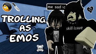 TROLLING AS EMOS IN MURDER MYSTERY 2 VOICE CHAT [upl. by Win]