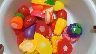 Satisfying Videoscutting matching fruit and vegetables toysfunny video toysASMR [upl. by Serge947]