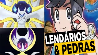 Pokémon Sun e Moon  Conheça os Lendários e as Pedras Misteriosas [upl. by Ikoek436]