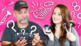 DAD DOES MY VOICEOVER MAKEUP CHALLENGE [upl. by Demah]