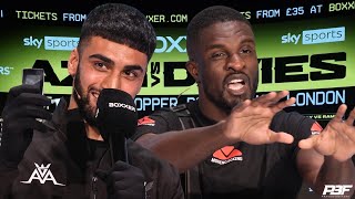 ADAM AZIM VS OHARA DAVIES • FULL INTENSE FINAL PRESS CONFERENCE • BOXXER amp SKY SPORTS BOXING [upl. by Itraa]