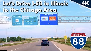 Lets Drive east on I88 to Chicago from the Quad Cites Area [upl. by Liban750]