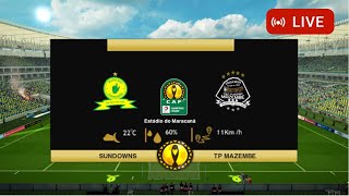 Sundowns vs Mazembe live African Champions League Match result simulation Gameplay PC pes 2013 [upl. by Nessaj]