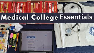 FIRST YEAR ESSENTIALS IN MBBS  After NEET student Essentials [upl. by Wills]