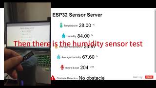 Environmental monitoring system based on ESP32 [upl. by Ezarra]