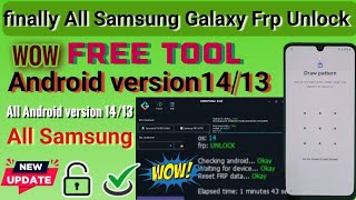 📢BOOM🔥All Samsung FRP Bypass Free Tool One Click Unlock Android version 14131211 [upl. by Erodasi916]