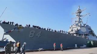 USS Bulkeley Returns to Homeport [upl. by Knobloch]