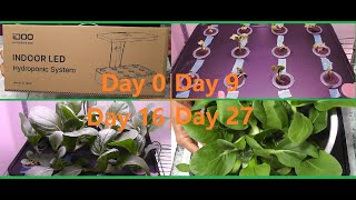 iDoo 12 pod hydroponic system unboxing assembly review and comparison with Aerogarden [upl. by Oilicec910]