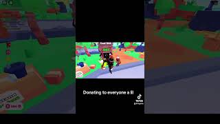 Donating robux [upl. by Oiredised]