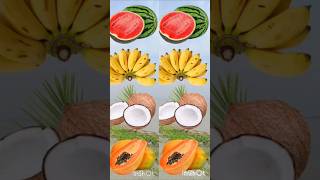 watermelon banana coconut papaya vfxshorts funny cutebaby shorts [upl. by Othello]