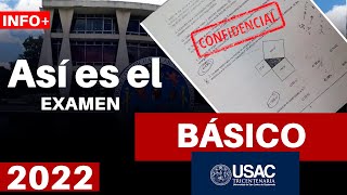 ASÍ es el EXAMEN BÁSICO USAC  TEMARIO  SIMULADOR ADMISIONES USAC 2022 [upl. by Acinok432]