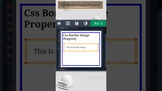 𝐂𝐬𝐬 𝐁𝐨𝐫𝐝𝐞𝐫𝐈𝐦𝐚𝐠𝐞 𝐏𝐫𝐨𝐩𝐞𝐫𝐭𝐲  css border image property html html5 style Educationslearning [upl. by Jaquenette444]