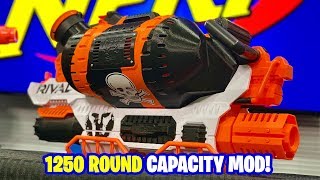 NERF MOD Insane 1250 Round quotGodHopperquot Prometheus Upgrade [upl. by Enyale]