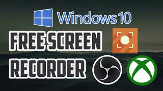 SCREEN RECORDER FOR WINDOWS 10 FREE BEST 3 [upl. by Adnaval791]