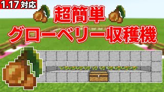 【マイクラ統合版】超簡単グローベリー収穫機の作り方 PEXboxPS4SwitchWin10 [upl. by Huberty]