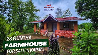 28 Guntha Farmhouse for sale 8 km from Karjat Station 📲 9773181911 [upl. by Maharba]