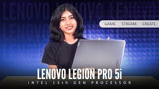 First look at the Lenovo Legion Pro 5i Gaming Laptop🥰  Multitasking Beast [upl. by Lay742]