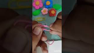 making heart shape paper clip 😍😍🤩shortsvideo diy ParneetartAvenue 😍❤️ [upl. by Hammond861]