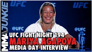 Mariya Agapova made big changes after historic upset loss  UFCVegas39 [upl. by Meldoh]