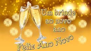 FELIZ ANO NOVO 🎉🍹🥂🍾Linda mensagem para enviar aos amigos e familiares [upl. by Lednem]