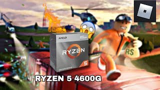 Ryzen 5 4600g rodando roblox benchmark [upl. by Ttevy]