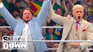 MUST WATCH AJ Styles Addresses His Future  WWE SmackDown Highlights 53124  WWE on USA [upl. by Dahraf]