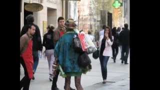 Transvestite in Paris does the walk of shame [upl. by Callan]