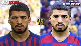 PES 2019 vs eFootball PES 2020 Graphics Comparison PS4 Pro [upl. by Thanh270]