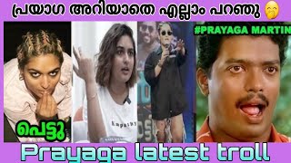 തെറ്റ് ചെയ്യാത്തവരായി ആരുണ്ട് 😆🤣 Prayaga martin latest new troll  malayalmtrolls trollmalayalam [upl. by Dewhurst913]