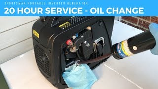 20 hour Service amp Oil Change  GEN1000i Sportsman 800  1000 watt Inverter Generator [upl. by Roxana]